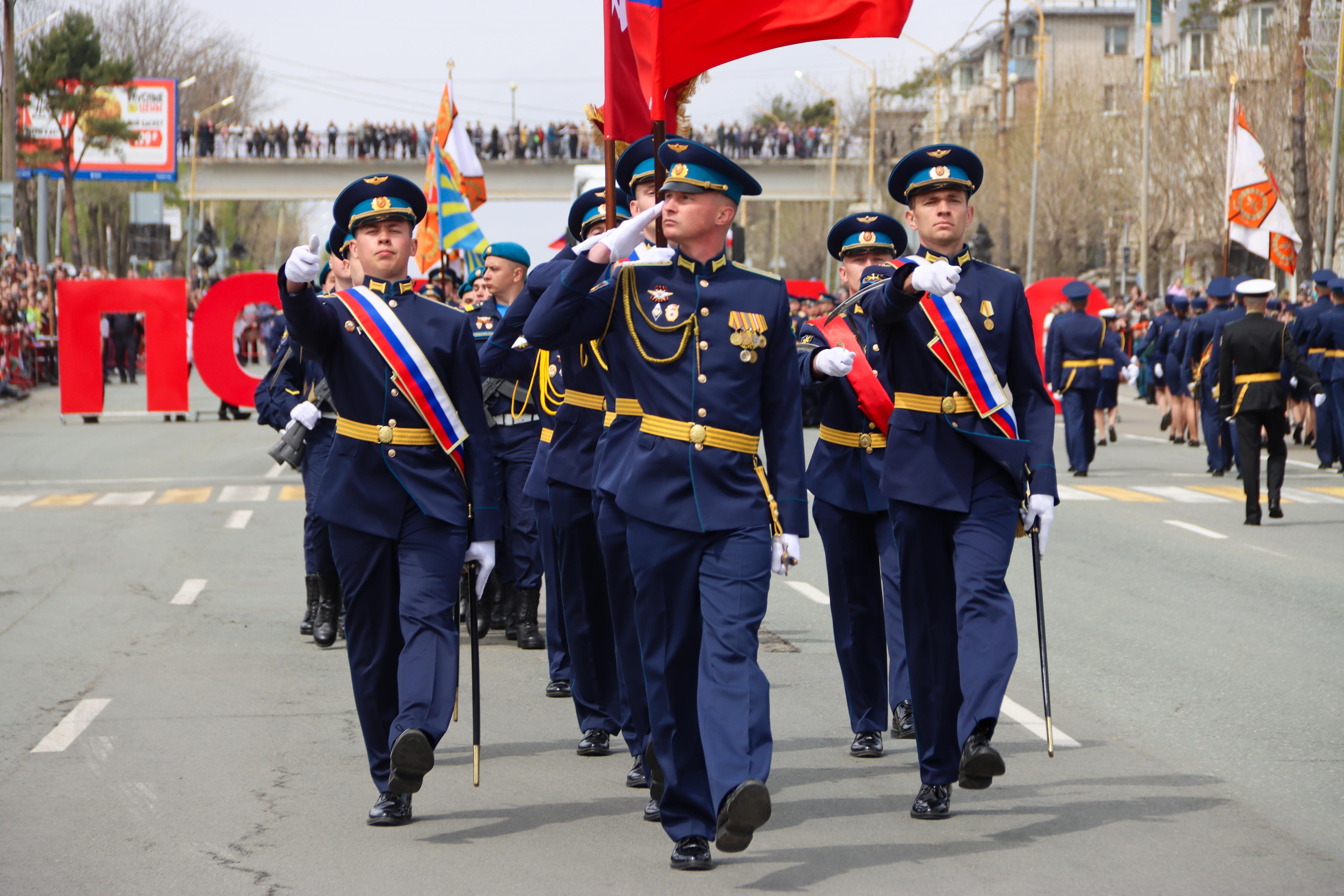 Юбилейный Парад Победы прошел в Артёме.