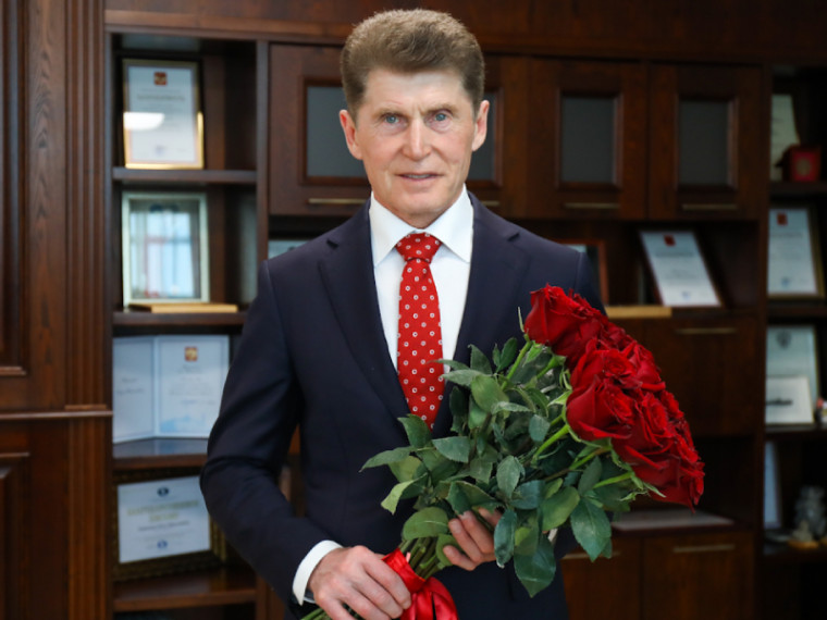 Поздравление Губернатора Приморского края Олега Кожемяко с Международным женским днем. Поздравление Губернатора Приморского края Олега Кожемяко с Международным женским днем.